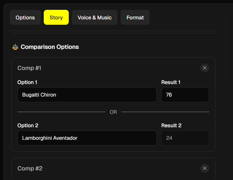Generated Would You Rather questions